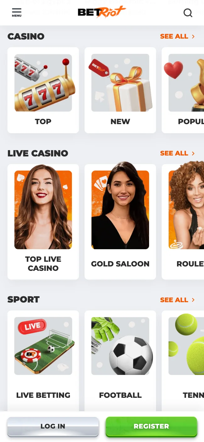 App Betriot Casino
